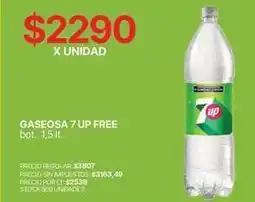 Supermercados Vea Gaseosa 7 up free oferta