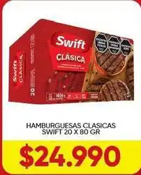 Supermercados Tadicor Swift - hamburguesas clasicas oferta