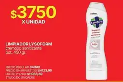 Supermercados Vea Lysoform - limpiador oferta