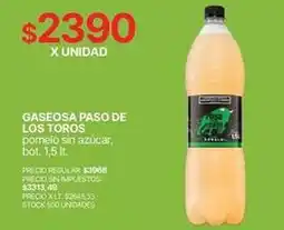 Supermercados Vea Paso de los toros - gaseosa pomelo sin azúcar oferta