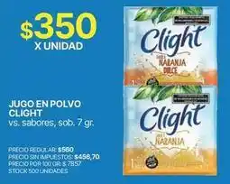 Supermercados Vea Clight - jugo en polvo oferta