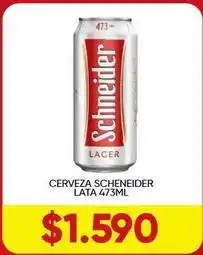 Supermercados Tadicor Schneider - cerveza lata oferta
