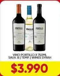 Supermercados Tadicor Portillo - vino portillo x 750ml oferta