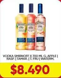 Supermercados Tadicor Smirnoff - vodka oferta
