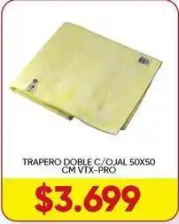Supermercados Tadicor Trapero doble c/ojal 50x50 cm vtx-pro oferta