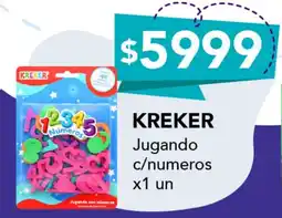 Nini Mayorista Kreker jugando c/numeros oferta