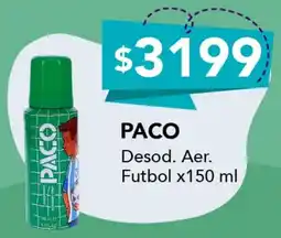 Nini Mayorista Paco desod. aer. futbol oferta