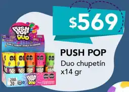 Nini Mayorista Push pop duo chupetín oferta