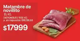 Supermercados Vea Matambre de novillito oferta