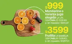 Supermercados Vea Mandarina o naranja jugo elegida oferta