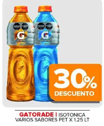 Carrefour Maxi Gatorade isotonica varios sabores oferta