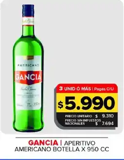 Carrefour Maxi Gancia americano oferta