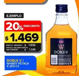 Carrefour Maxi Doble v whisky petaca oferta
