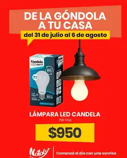 Super Nataly Candela lámpara led oferta