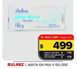 Carrefour Maxi Bulnez jabón blanco para ropa oferta