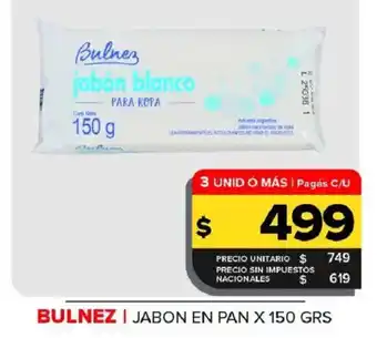 Carrefour Maxi Bulnez jabón blanco para ropa oferta