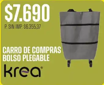 Krea carro de compras bolso plegable