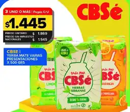 Carrefour Maxi Cbsé yerba mate varias presentaciones oferta