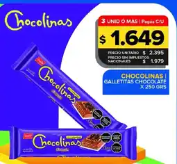 Carrefour Maxi Chocolinas galletitas chocolate oferta