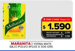 Carrefour Maxi Mañanita yerba mate oferta