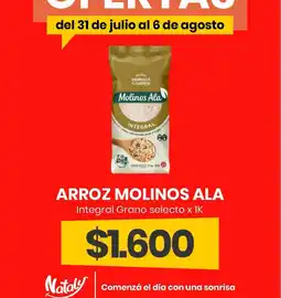 Super Nataly Molinosa ala arroz integral oferta