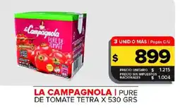 Carrefour Maxi La campagnola pure de tomate oferta