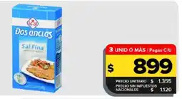 Carrefour Maxi Dos anclas sal fina oferta
