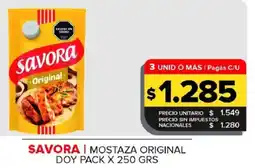 Carrefour Maxi Savora mostaza original oferta