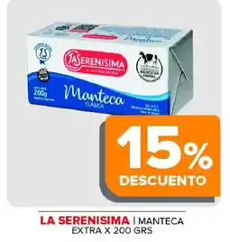 Carrefour Maxi La serenisima manteca extra oferta
