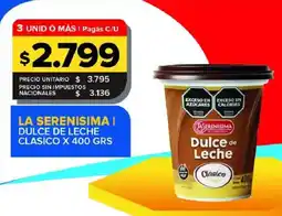 Carrefour Maxi La serenisima dulce de leche clasico oferta