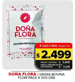 Carrefour Maxi Doña flora grasa bovina comestible refinada oferta