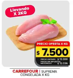 Carrefour Maxi Carrefour suprema congelada oferta