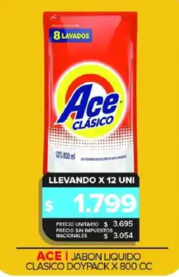 Carrefour Maxi Ace jabon liquido clasico oferta