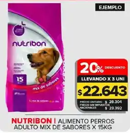 Carrefour Maxi Nutribon mix de sabores oferta