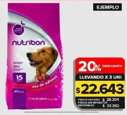 Carrefour Maxi Nutribon mix de sabores oferta