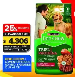 Carrefour Maxi Purina dog chow oferta