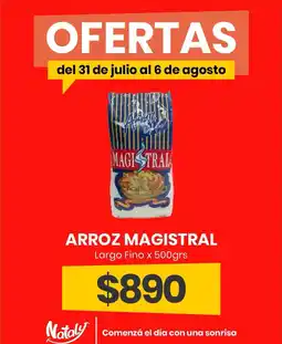 Super Nataly Arroz magistral oferta