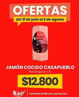 Super Nataly Casapueblo jamón cocido oferta