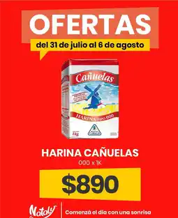 Super Nataly Cañuelas harina tipo 000 oferta