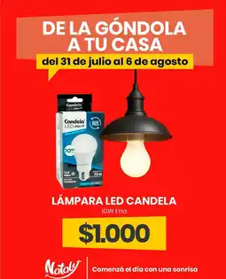 Super Nataly Candela lámpara led oferta
