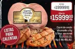 El Nene Cardenal carne de cerdo ahumada oferta