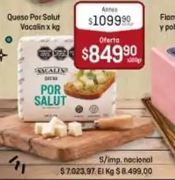 El Nene Vacalin queso por salud oferta