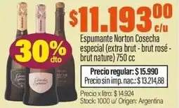 Josimar Norton espumante cosecha especial oferta