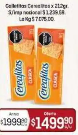 El Nene Cerealitas galletitas oferta