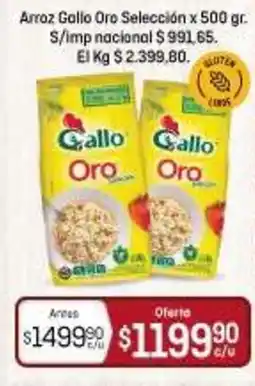 El Nene Gallo arroz oro selección oferta