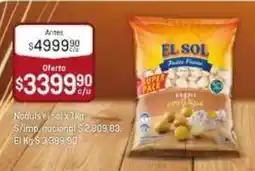 El Nene El sol noquis oferta