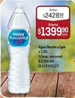 El Nene Nestle agua s/gas oferta