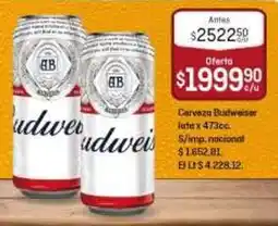 El Nene Budweiser carvaza oferta