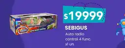 Nini Mayorista Sebigus auto radio control 4 func. oferta