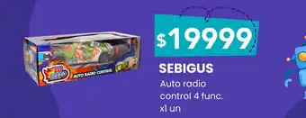 Sebigus auto radio control 4 func.
